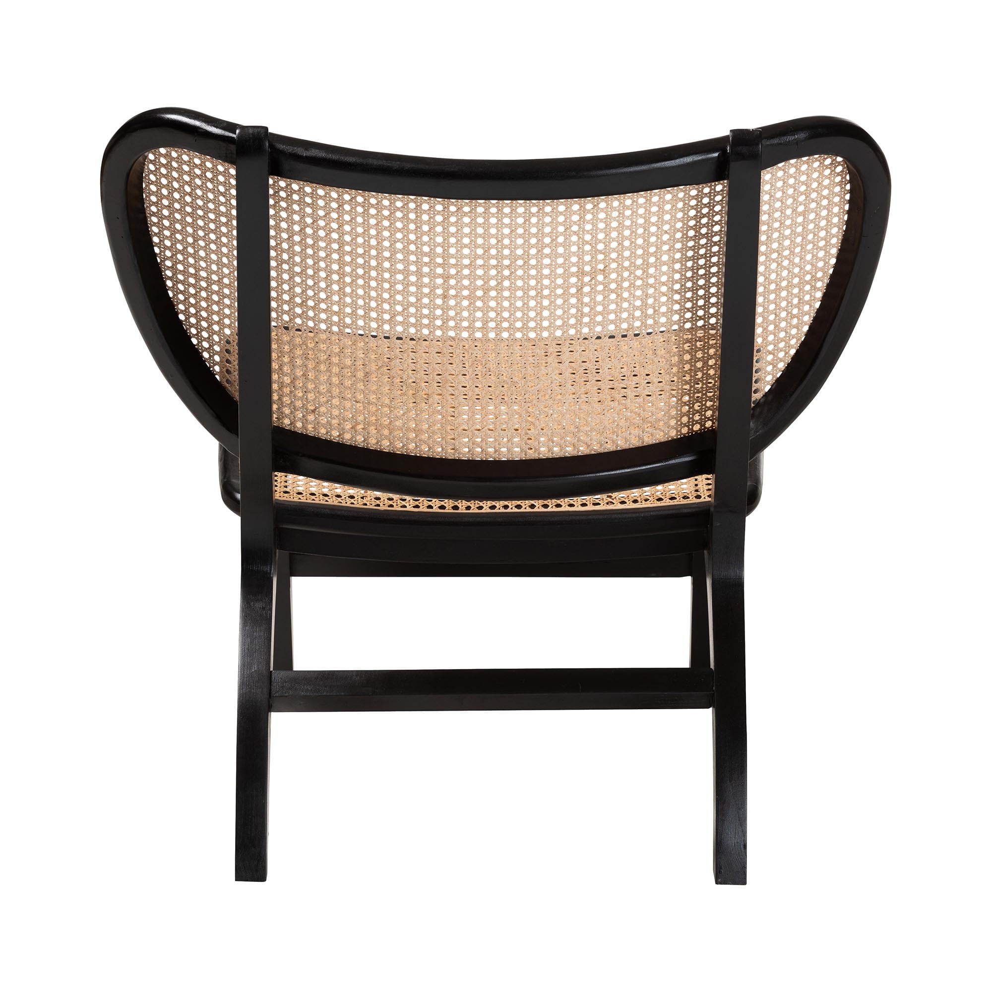 bali & pari Brisbane Boho Accent Chair, Black