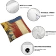 thumbnail image 6 of Decorative Throw Pillow Set of 2, Star Stripes Cushion Case Decor, n Fall Farmhouse Home Decoration, 6 of 7