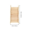 thumbnail image 2 of 1PC Wooden Hamster Cage Climbing Ladder Hamster Playing Ladder Hedgehog Ladder, 2 of 9