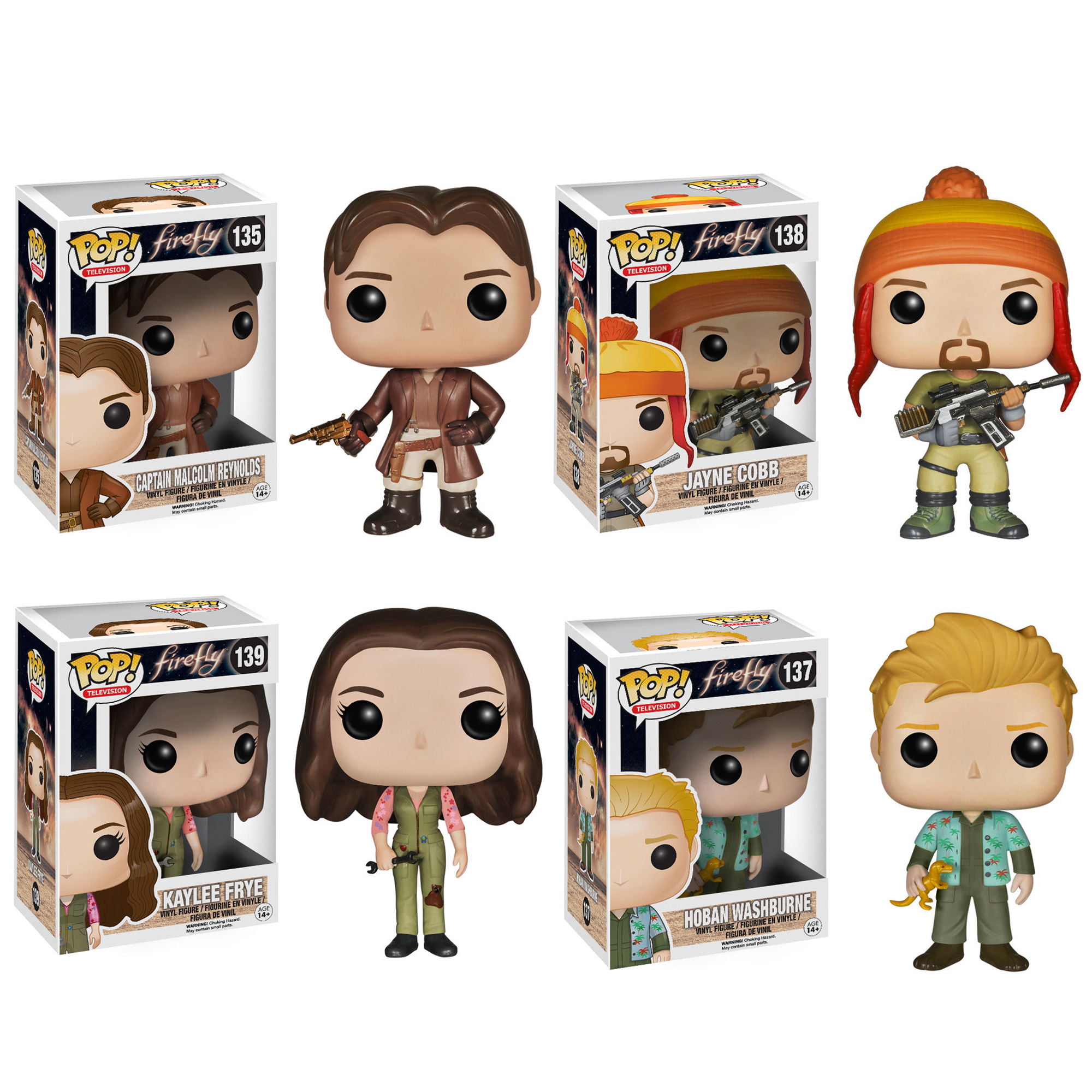 Funko Firefly Pop TV Vinyl Collectors Set with Malcolm Reynolds