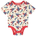 thumbnail image 4 of DC Comics Justice League Superman 3 Pack Bodysuits Newborn to Infant, 4 of 4