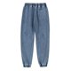 thumbnail image 4 of WILLBEST Jeans Mujer Pantalones Vaqueros de Moda para Hombre, Diseño Bordado, Talla Grande, Cómodos, Con Cordón, Informales, de Mezclilla, Cintura Elástica, Pierna Ancha, Holgados XXXL, 4 of 9