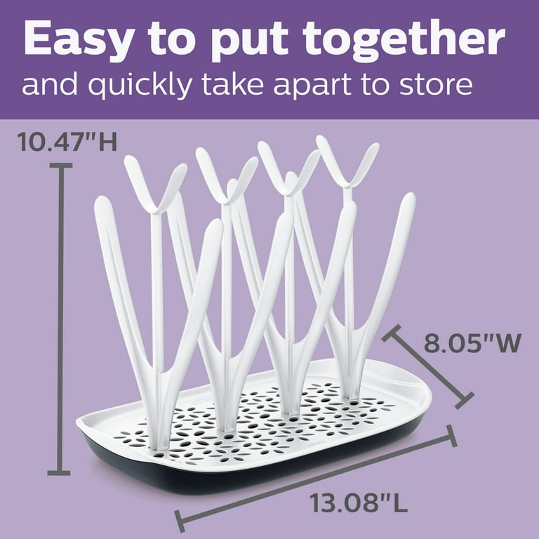 Philips Avent Bottle Drying Rack, White photo 5