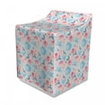 thumbnail image 1 of Vintage Washer Cover, Flowers Roses Vintage Teapot Cups Leaves Pastel Backdrop, Decorative Accent for Laundromats, 29" x 28" x 40", Pale Blue Pale Pink, by Ambesonne, 1 of 3