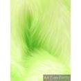 thumbnail image 2 of Faux Fur Fabric Long Pile Candy Shaggy LIME/ 60" Wide / Sold by the yard, 2 of 4
