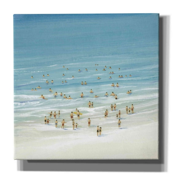 Epic Graffiti 'Ocean Swim I' by Tim O'Toole, Canvas Wall Art, 12"x12"
