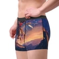 thumbnail image 2 of Pofeuu Starry Sky Flying Tiger Print Men’s Boxer Briefs, Moisture-Wicking Underwear, Regular,Trunk-X-Large, 2 of 5