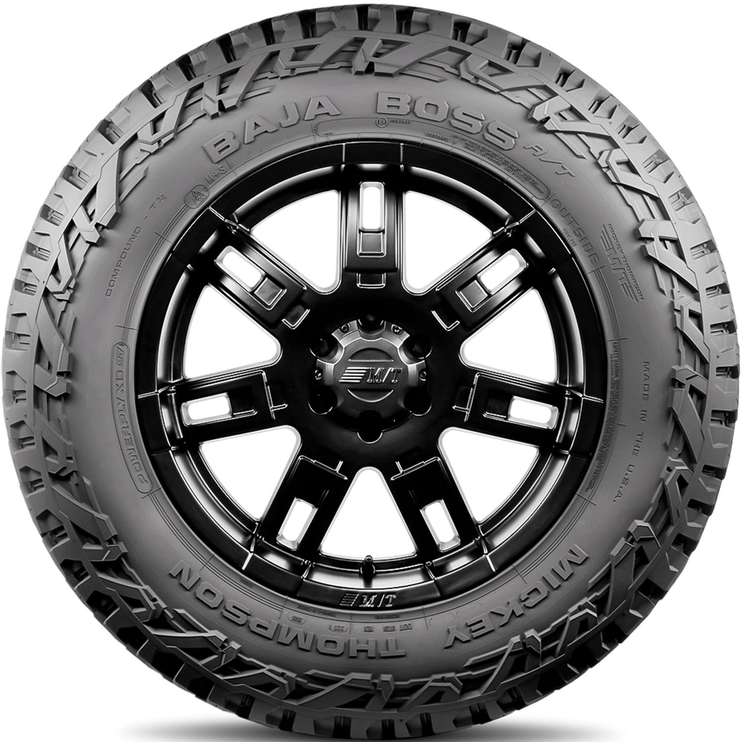 Mickey Thompson Baja Boss A/T All Terrain LT37X13.50R24 124Q F Light Truck Tire simolary.com 12 Mickey Thompson Baja Boss A/T All Terrain LT37X13.50R24 124Q F Light Truck Tire - Image 4