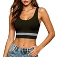 thumbnail image 5 of Yxbdin Wireless Sports Bras for Women Padded Longline Racerback Bra Comfortable Full Coverage Gentle Lift Support Bras for Yoga Athletic Fitness, 5 of 7