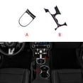 thumbnail image 2 of Xotic Tech Set Real Carbon Fiber w/Tri Color Strip Interior Center Console Panel Gear Shift Box Accessories Cover Trim Combo Kit, Compatible with Ford Mustang 2015-2023 (Not Fit Shelby GT500/Mach-E), 2 of 9