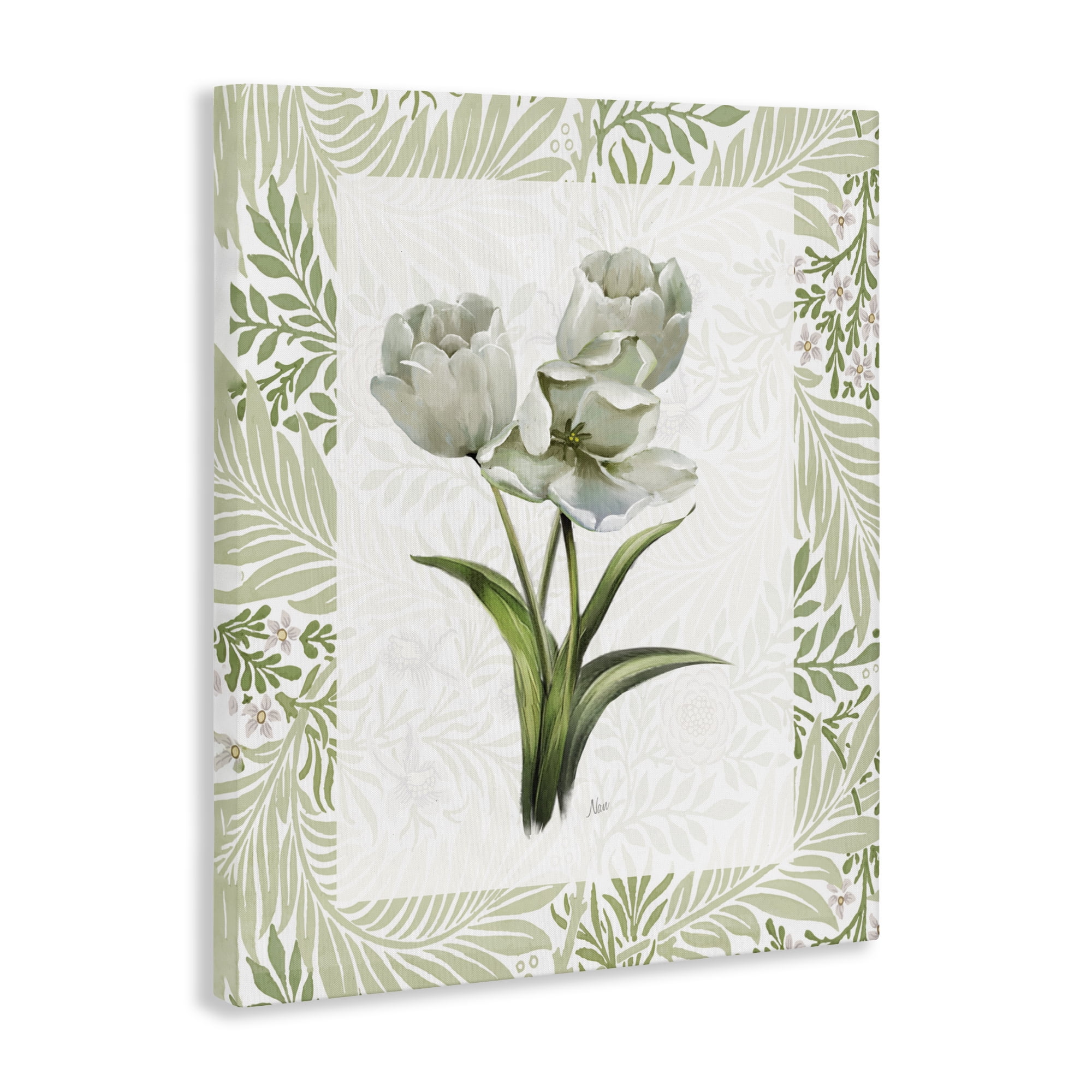 Stupell Industries Fresh Spring Tulip Bouquet Canvas Wall Art, design by Nan