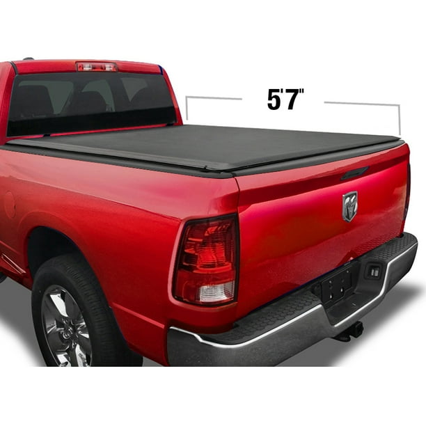 Soft Roll Up Truck Bed Tonneau Cover for 20092019 Dodge Ram 1500 (2019 Classic ONLY) without