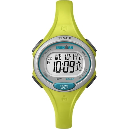 UPC 753048565719 product image for Timex Women's Ironman Essential 30 Mid-Size Lime Resin Strap Watch | upcitemdb.com