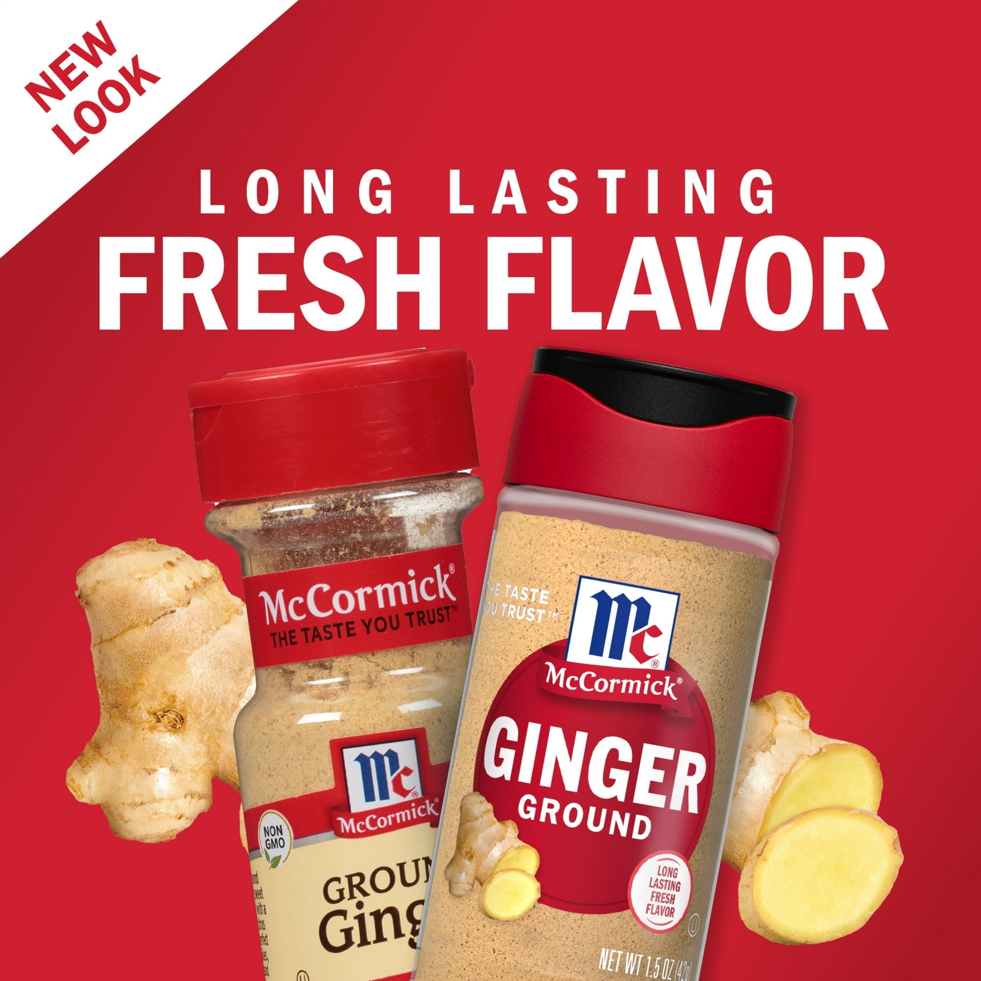 McCormick Ground Ginger 1.5 oz Bottle (Pack of 4)