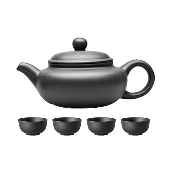 Tetera de Kung Fu Tetera china Regalos prácticos para amantes del té con tapa Tetera de cerámica Utensilios de té de Kung Fu para la oficina Hotel 400 ml