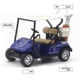 thumbnail image 4 of Décoration de Modèle Réduit de Voiturette de Golf Moulée sous Pression, Décor de Golf Miniature pour Fête et Bureau, Jouet en Alliage à Rétrofriction avec Accessoires, Rouge et Blanc, Échelle 1:32, 4 of 8