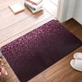 thumbnail image 4 of Honeii Pink Glitter Sparkles A Pattern Door Mat, Welcome Door Mats Outdoor Indoor, Stain and Fade Resistant, Non-Slip Entry Matfor Bedroom, Bathroom, Kitchen, 4 of 7