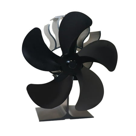 

ankishi Fireplace Fan 5-blade Quick Heat Dissipation Stove Fan