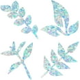 thumbnail image 2 of 16PCS Leaf Window Clings Static Rainbow Glass Stickers Anti-Collision Window Glass Decals Sun Catcher Decorations Non Adhesive Prismatic Vinyl for Prevent Stop Birds, 2 of 8