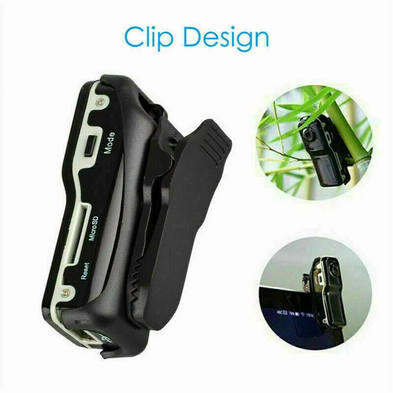 BUTTERFLY- Mini Police Body Camera Hd 1080P Video Dvr Clip Ir Night Cam 8-Hour Camcorder Us