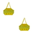 thumbnail image 3 of Wweixi Large Mesh Tote Bag for Beach and Swimming Pool Convenient Sand-Away Bag Yellow Extra Large 2Set, 3 of 6