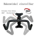 thumbnail image 4 of Borgen Bicycle Wall Mount With Adjustable Angle And Wall Distance / Foldable / Mountain Bike / Road Bike / Extra Soft Padding Banmo, 4 of 5