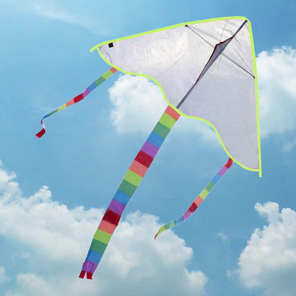 Random Color Type Diy Kite Painting Kite Outdoor Toys Kite Flying 