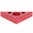 thumbnail image 1 of Sonew Aluminum Alloy Triangular Ruler Thicken Height Ruler DIY Woodworking Measurin, 1 of 8