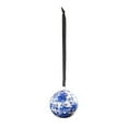 thumbnail image 2 of RBCKVXZ Ceramics Christmas Balls Ornaments, 1.97"/50mm Blue And White Christmas Pandent for Christmas Tree, Christmas Gift for Xmas Holiday, 2 of 6