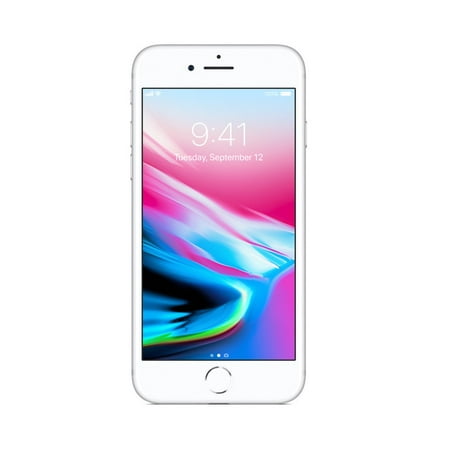 Straight Talk Prepaid Apple iPhone 8 64GB, Silver