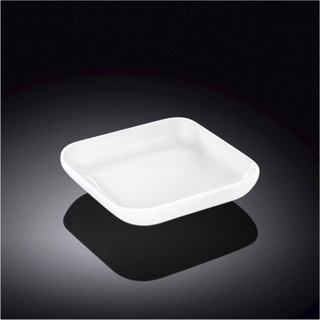 Wilmax 992675 2.75 x 2.75 Po Plat&44; Blanc - Pack de 288
