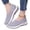 Gray, variant on KEVCHE Woven Orthopedic Shoes, Womens Breathable Mesh Up Stretch Platform Sneakers with Arch Support, Slip On Light Air Cushion Walking Shoes for Diabetic Comfort and Gym Use