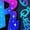 Navy, variant on Cancer Graffiti Zodiac T-Shirt, Street Style Astrology Horoscope Tee