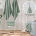 thumbnail image 5 of Beartech Towel Set-2 Pack Hand Towel Set Soft Fluffy Microfibers Absorbent Quick Dry Plush Hand Towel Bathroom Set Collection Spa & Hotel Luxury Towels,Aqua, 5 of 7
