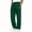 Green, variant on Straight Leg Sweatpants for Men,Drawstring Loose Solid Color Casual Pants with Pockets and Side Slit Ankle for Sports and Traveling