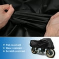 thumbnail image 7 of Motorcycle Cover Outdoor Waterproof Motorbike Cover Half Cover 420D-PU Black Protection Sun Rain Cover Fits 104.33"x41.34"x25.59", 7 of 7