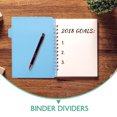 thumbnail image 4 of 3 Sets Tabs Binder Dividers Notepad Binder Dividers Tabs Loose-leaf Page Markers, 4 of 9