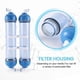 thumbnail image 5 of WATER FILTER 2PCS T33 cartridge housing DIY T33 Shell Filter Bottle 4pcs fittings Water Purifier for reverse osmosis system, 5 of 5