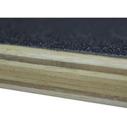 Yocaher Drop Down Maple Longboard Complete Cruiser with ABEC-9 Bearings and Trucks - Stained Black