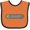 Orange and Black, variant on Inktastic Achievement Unlocked: New Character Created Boys or Girls Baby Bib