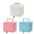 thumbnail image 2 of stanreset Colorful Marker Pen With Storage Holder Marker Paint Storage Organizer Case Pen Box Tin Box Lid Marker Stationery pink, 2 of 4