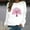 White, variant on CLOISE Cancer Sweatshirt Women Breast Cancer Awareness Sweatshirt Ribbon Pink Crew Neck Long Sleeve Shirts Cancer Fight Blouses Comfy Pullover Tops in October Clothes Black XL