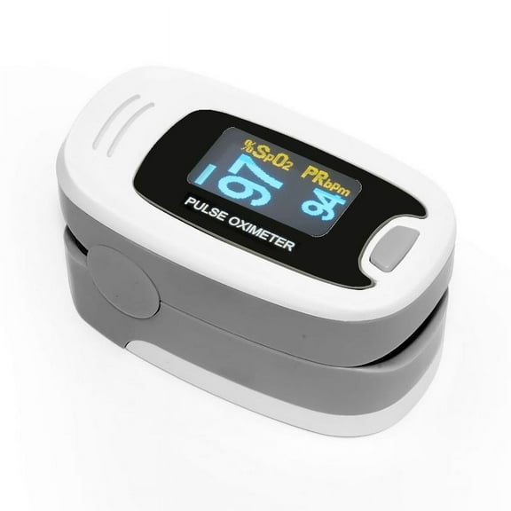CONTEC CMS50NA Fingertip Pulse Oximeter Blood Oxygen Saturation SpO2 monitor gray Color OLED