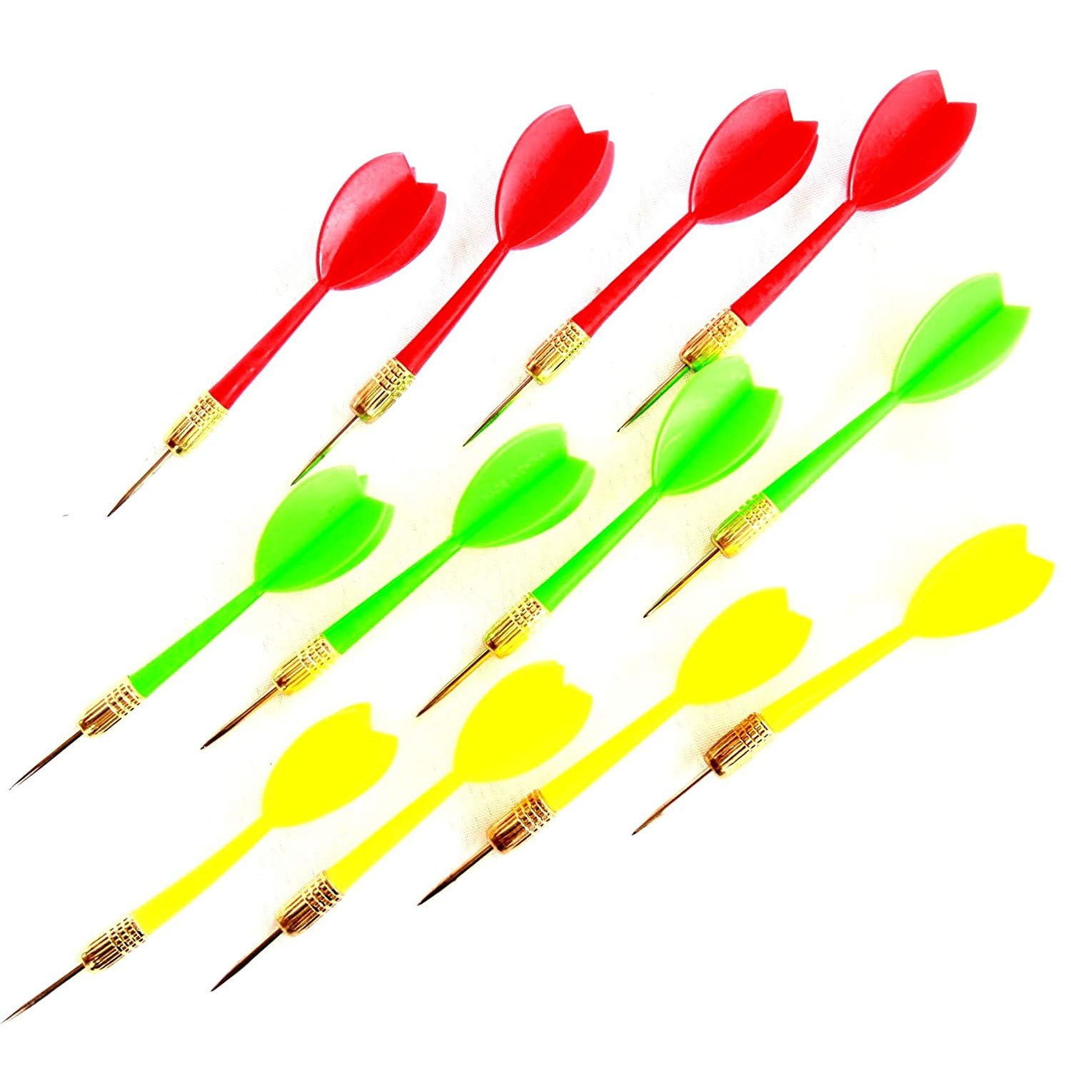 Dazzling Toys Plastic Darts With Metal Tip Brass Dart 2 Dozen
