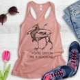 thumbnail image 2 of You're Griffin Me A Headache Tank Top, Ladies Racerback Tank Top Griffin Tank Fantasy Tank Fantasy Pun Tank, Desert Pink, XX-Large, 2 of 3