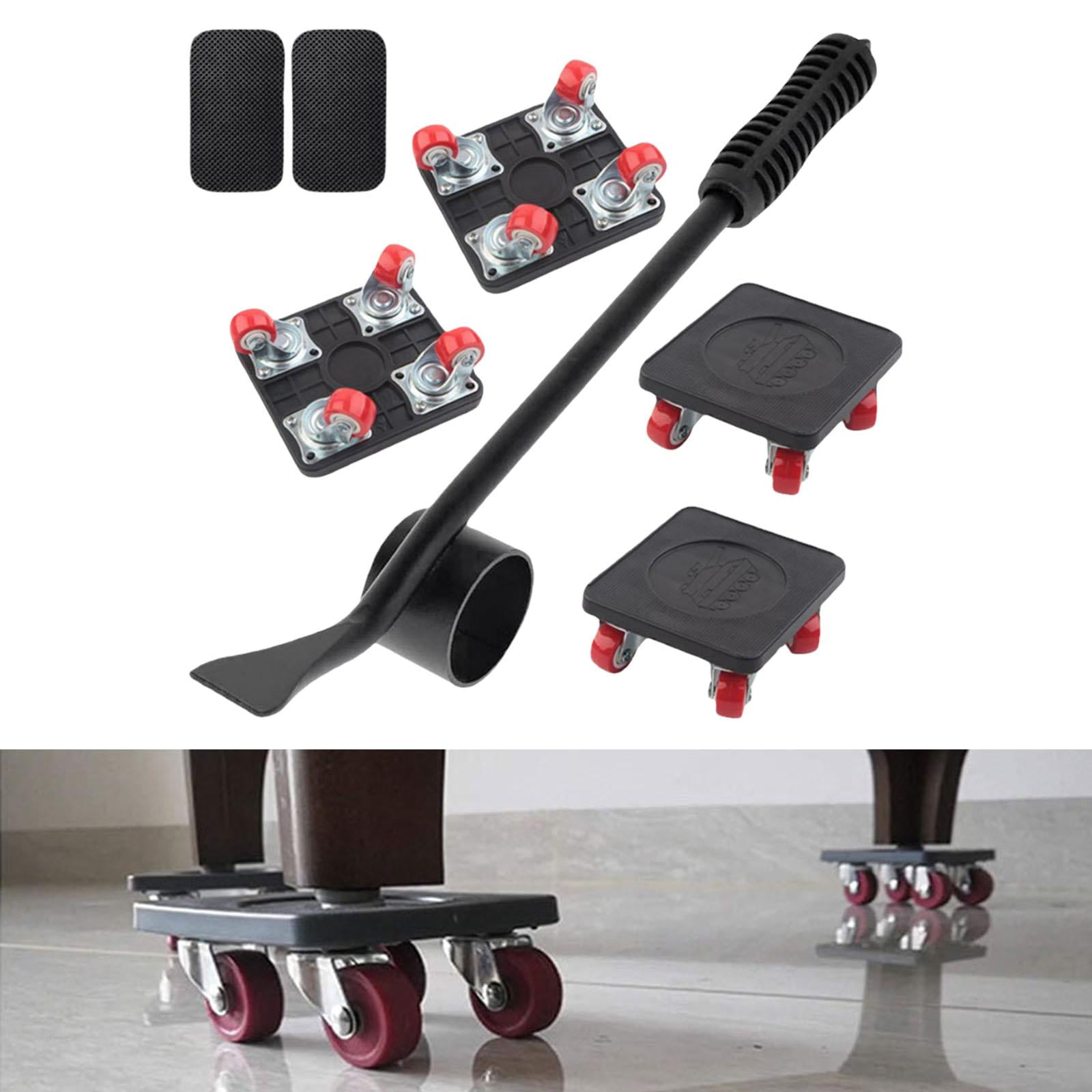 Universal Heavy Furniture Lifter Adjustable Casters Lifter Moves Wheels Heavy Furniture Mover for Furniture Refrigerator Renovation