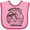 Pink and Red, variant on Inktastic Summer Vacation Mode Amelia Island Florida Boys or Girls Baby Bib