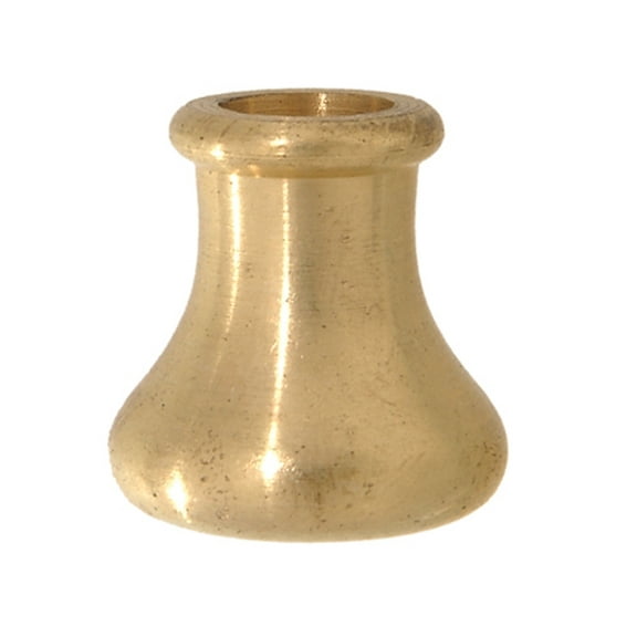 B&P Lamp® 1" Ht., Turned Brass Neck, Unfinished