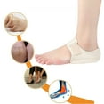 thumbnail image 3 of Foot Heel Cushions Protectors for Plantar Fasciitis - Adjustable Breathable Heel Support Inserts for Dry Heels and Comfort, 3 of 7