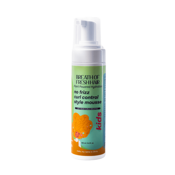 Breath of Fresh Hair Kids No FRIZZ Curl Control Curl Styling Mousse
